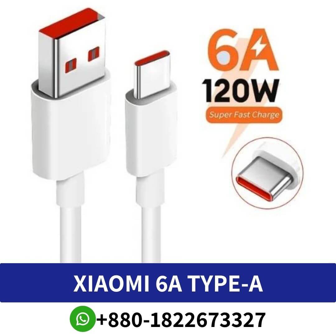 Xiaomi 6A Type-A to Type-C Cable(1m) Price in Bangladesh, Xiaomi 6A Type-A to Type-C Cable - Xiaomi , Xiaomi 6A Type-A to Type-C Cable price in Bangladesh, Mi Xiaomi 6A 67W-120W Turbo Charge USB Type, Xiaomi 6A Type-A to Type-C Cable,