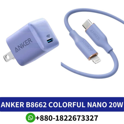 ANKER B8662 Power Port III Colorful Nano 20W Charger