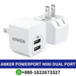 ANKER PowerPort Mini Dual Port Wall Charger (A2620J21)