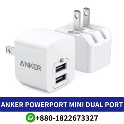 ANKER PowerPort Mini Dual Port Wall Charger (A2620J21)