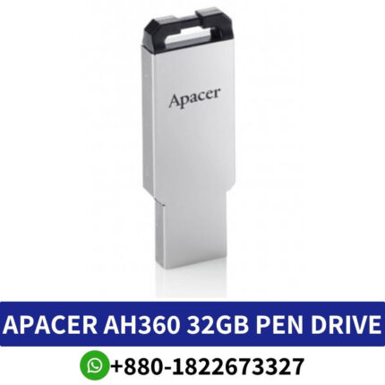APACER AH360 32GB USB 3.2 Metal Body Pen Drive