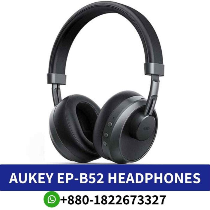 AUKEY Ep-B52 High-performance Bluetooth headphones with 40mm drivers, 25-hour battery life, clear microphone. ep-b52-headphones shop in bd