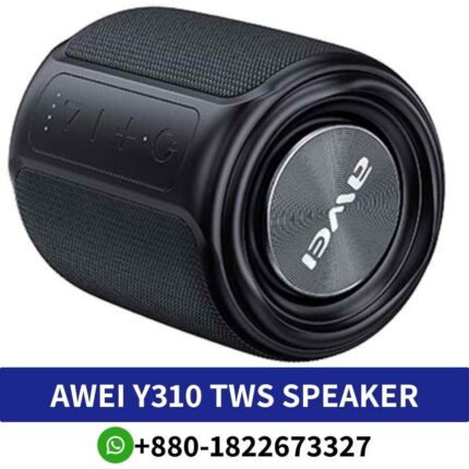 Awei Y310 TWS-Bluetooth-Speaker Compact, powerful, Bluetooth speaker, 12-hour playtime, versatile connectivity, portable design shop in BD
