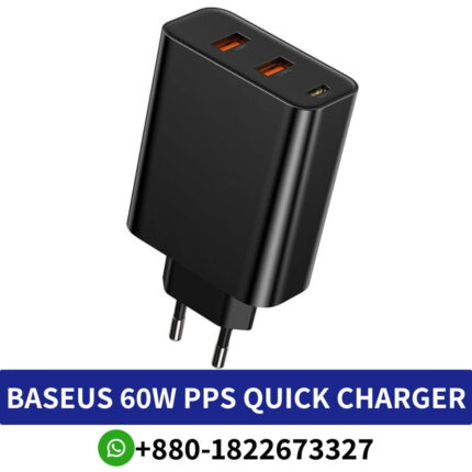 BASEUS 60W PPS Three-port Quick Charger