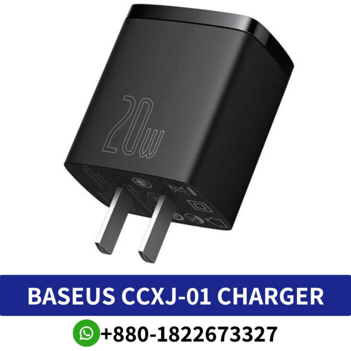 BASEUS CCXJ-01 Compact Super Quick Charger Dual Port U+C 20W CN