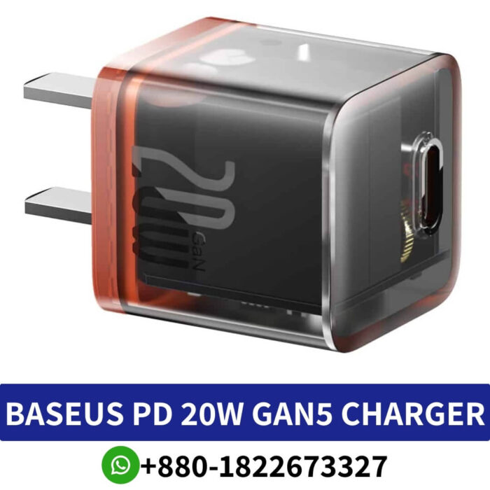 BASEUS PD 20w GaN5 Fast Charger 1C Quick Charger