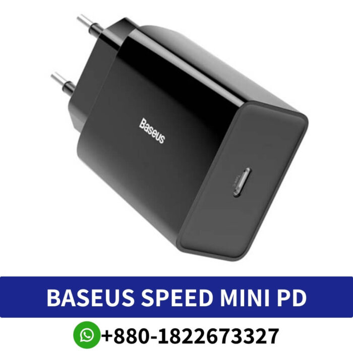 BASEUS Speed Mini PD Single Type-C Quick Charger 18W EU (CCFS-X01)