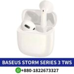 BASEUS Storm Series 3 TWS true wireless stereo Earphones shop in bd, offer a truly wireless experience with advanced features shop near me