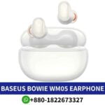 BASEUS WM05 ANC Wireless Earphone shop in Bangladesh. Version_ V5.2 10m Music playing time_ 5 hours Earphones 35mAhshop near me