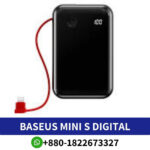 Baseus Mini S Digital Display 3A 10000mAh Power Bank Price In Bangladesh, Baseus Mini S Digital Price At BD, Display 3A 10000mAh Power Bank Price In Bd, Mini S Digital Display 3A 10000mAh Power Bank Pric eIn BD, 3A 10000mAh Power Bank Price In Bangladesh,