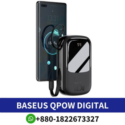 Baseus Qpow Digital Display Quick Charging Power Bank 20000mAh 22.5W With Type-C Cable Price In Bangladesh, Baseus Qpow Digital Display Quick Price In BD, Digital Display Quick Charging Power Bank 20000mAh Price at BD, Power Bank 20000mAh 22.5W With Type-C Price At BD, Quick Charging Power Bank 20000mAh 22.5W With Type-C Cable Price At BD,