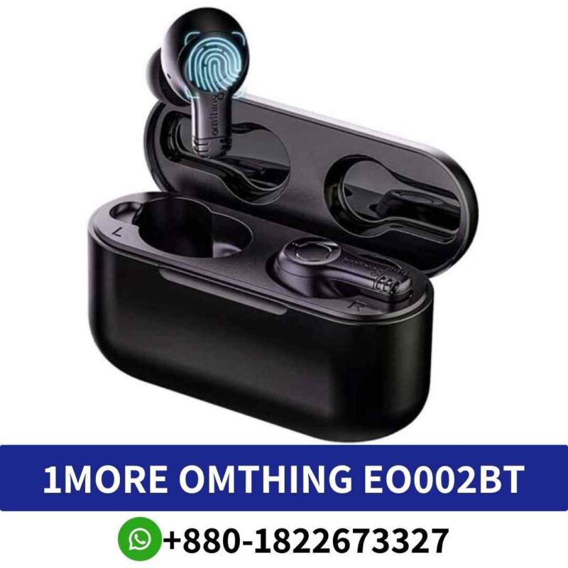 Best 1More Omthing Airfree Eo002Bt Sleek Black Wireless Earbuds With Bluetooth 5.0, Lightweight Design, And Water-Resistant Feature Shop Near Me