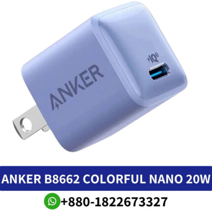 Best ANKER B8662 Power Port III Colorful Nano 20W Charger