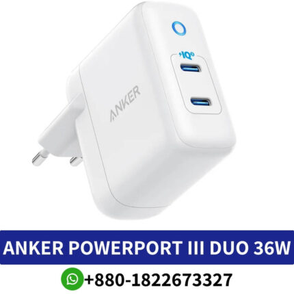 Best-ANKER-PowerPort-III-Duo-36W-2-Port-Power-IQ-3.0-USB-C-Charger