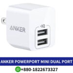 Best ANKER PowerPort Mini Dual Port Wall Charger (A2620J21)