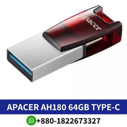 Best APACER AH180 64GB USB 3.2 Type-C OTG Pen Drive