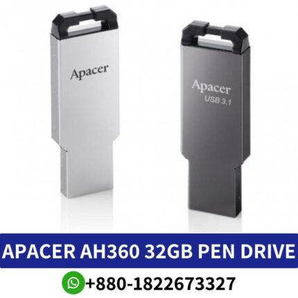 Best APACER AH360 32GB USB 3.2 Metal Body Pen Drive