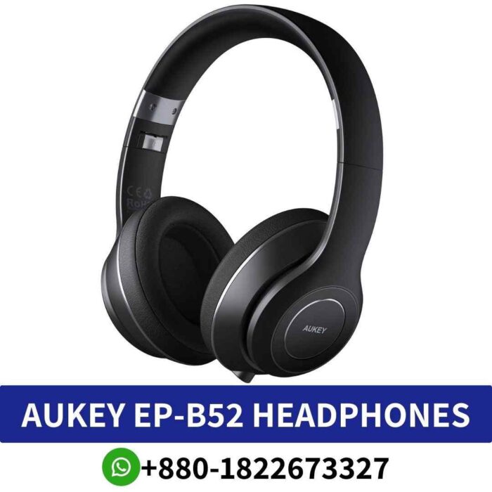 Best AUKEY Ep-B52 High-performance Bluetooth headphones with 40mm drivers, 25-hour battery life, clear microphone. ep-b52-headphones shop in bd