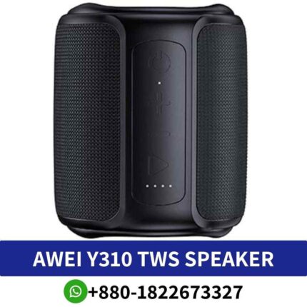 Best Awei Y310 TWS-Bluetooth-Speaker Compact, powerful, Bluetooth speaker, 12-hour playtime, versatile connectivity, portable design shop in BD