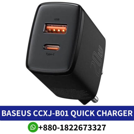 Best BASEUS CCXJ-B01 Compact Quick Charger 20W EU