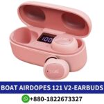 Best BOAT Airdopes 121 V2, featuring Bluetooth V5 connectivity for seamless pairing. These earbuds offer convenience and style shop near me