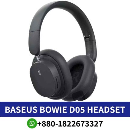 Best Baseus Bowie D05 headset shop in bd. Durable headphones with impressive sound quality, long battery life, and convenient features shop near me