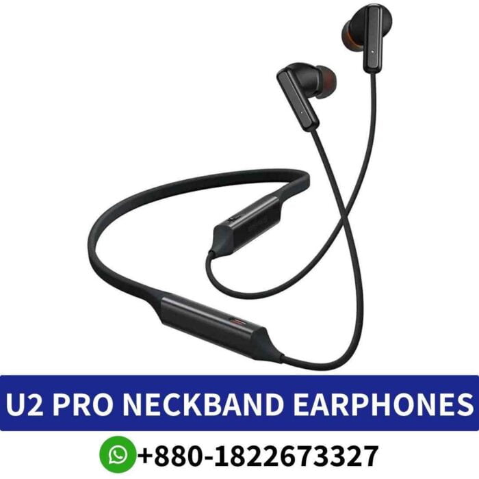 Best Baseus Bowie U2 Pro Neckband_ Versatile, durable, and wireless earphones for extended music enjoyment. U2-PRO-Earphones Shop in Bd