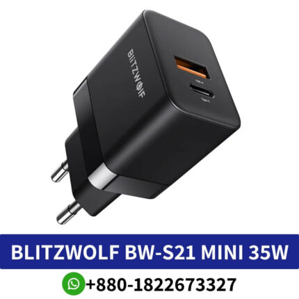 Best BLITZWOLF BW-S21 Mini 35W GaN Wall Charger