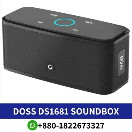 Best DOSS SoundBox DS1681 Powerful, portable Bluetooth speaker with 12W output, 10-12 hours playtime, and memory card support shop near me