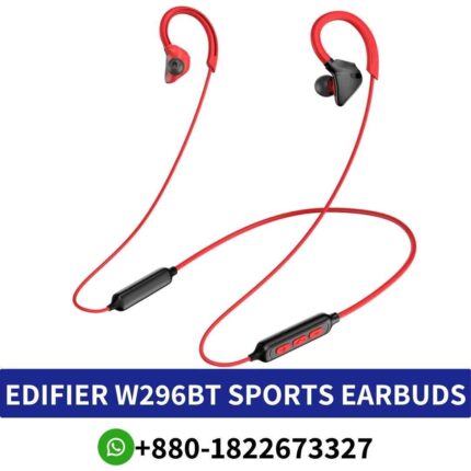 Best Edifier W296BT wireless in-ear headphones offer convenience and versatility for active users shop in bd. With Bluetooth connectivity shop near me