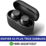 Best Edifier X3 Plus_ True wireless earbuds with Bluetooth 5.0, clear sound, and long battery life price in BD. X3 Plus Wireless-Earphone shop near me