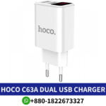 Best HOCO C63A Dual USB Charger With Digital Display