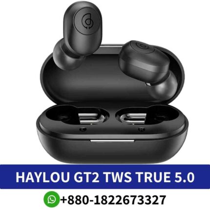 Best Haylou GT2 True Wireless Bluetooth 5.0 Earphones offer seamless connectivity, clear sound, comfortable wear for everyday use shop near me