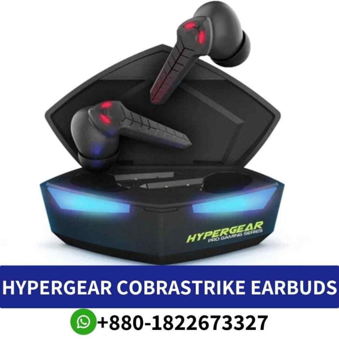 Best Immerse in gaming with HyperGear's CobraStrike True Wireless Gaming Earbuds, offering low latency and customizable sound profiles shop in bd