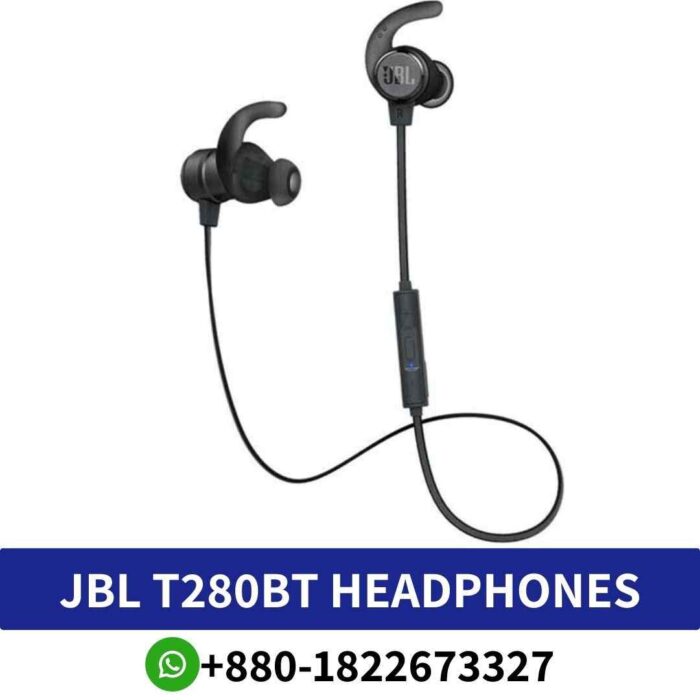 Best JBL T280BT is a sleek pair of in-ear headphones designed for comfort convenience shop near me. jbl-t280bt-bluetooth-headphones-in-bangladesh