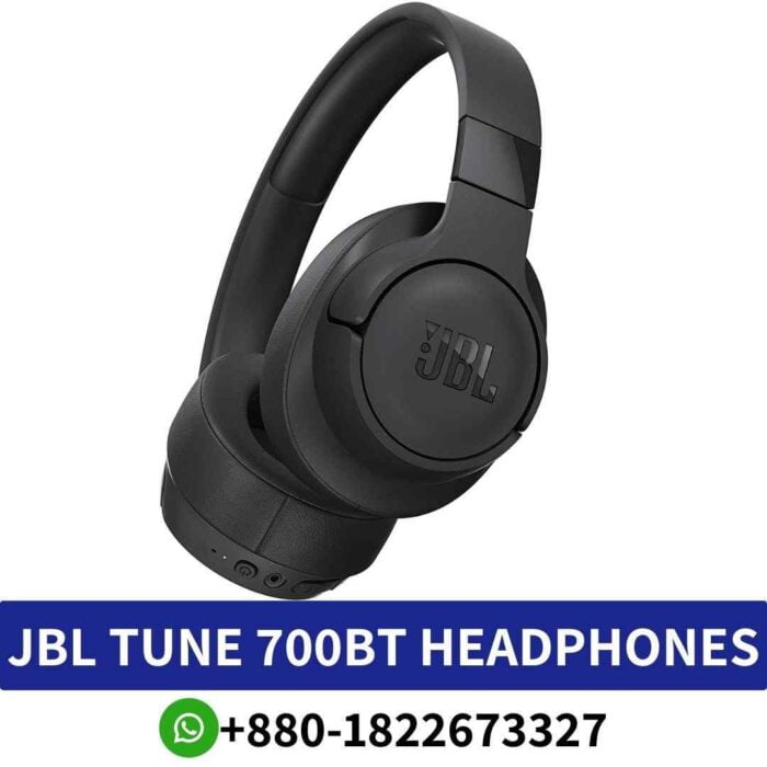 Best JBL TUNE 700BT Dynamic wireless headphones price in Bd with clear sound, comfortable fit, convenient controls for versatile use Shop near me