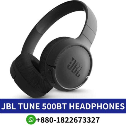 Best JBL Tune 500BT Wireless headphones offer dynamic sound, comfortable wear for daily use. jbl tune 500bt wireless on ear headphones shop in bd