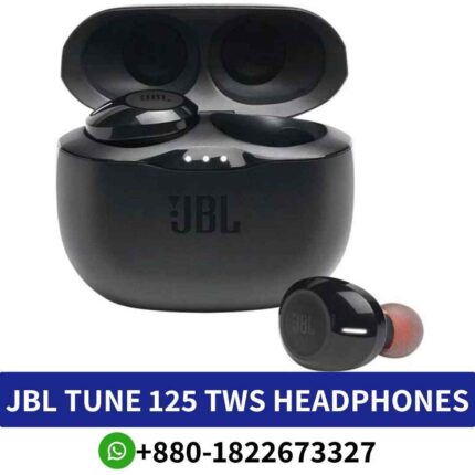 Best JBL tune 125 TWS earbuds to start feeling the sound, as they immediately connect to your device the instant you take them out shop near me