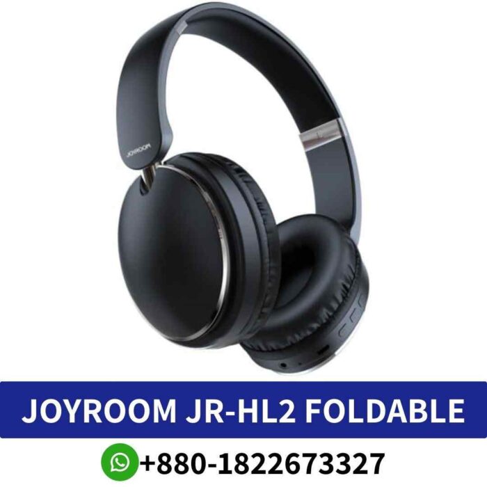 Best JOYROOM JR-HL2_ Versatile Bluetooth speaker, 16-hour playback, 20-hour talk time, compact design. JR-HL2-Foldable-Headphone Shop in Bd