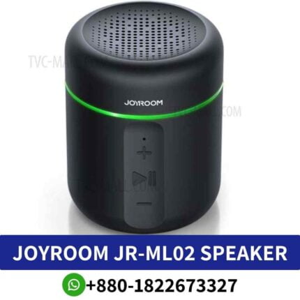 Best JOYROOM JR-ML02 IPX7 Waterproof speaker resists water ingress up to IPX7 standards for outdoor use. IPX7-Bluetooth-Speaker-shop in bd