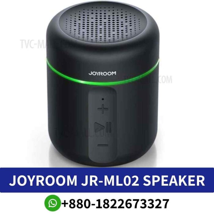 Best JOYROOM JR-ML02 IPX7 Waterproof speaker resists water ingress up to IPX7 standards for outdoor use. IPX7-Bluetooth-Speaker-shop in bd