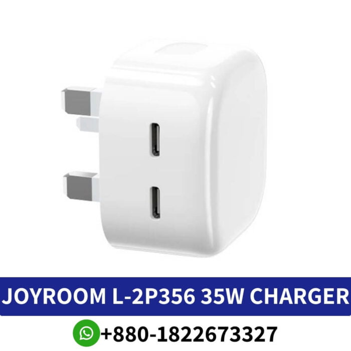 Best JOYROOM L-2P356 35W Mini intelligent dual-port fast PD Charger