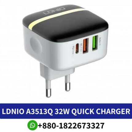 Best LDNIO A3513Q 32W Quick Charge Portable Fast Charger