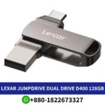 Best LEXAR JumpDrive Dual Drive D400 128GB USB 3.1 Type-C Pen Drive