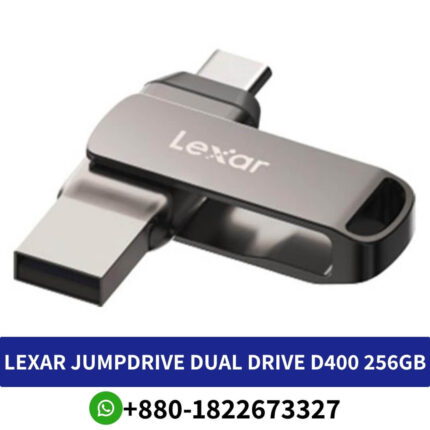 Best LEXAR JumpDrive Dual Drive D400 256GB USB 3.1 Type-C Pen Drive