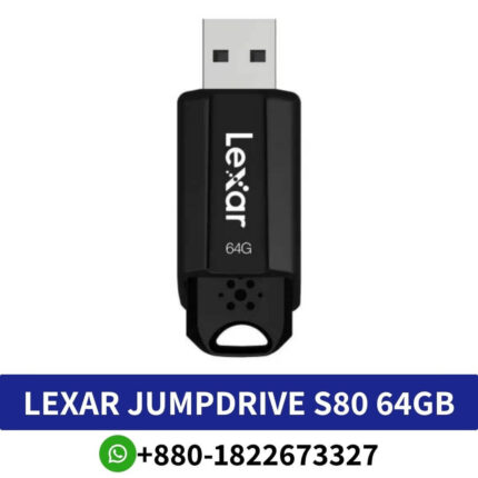 Best LEXAR JumpDrive S80 64GB USB 3.1 Flash Drive