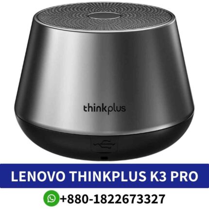 Best Lenovo K3 Speaker_ Bluetooth 5.0, 1200mAh battery, 6-8 hours playtime, durable ABS construction. k3-pro proteble wireless speake shop near me
