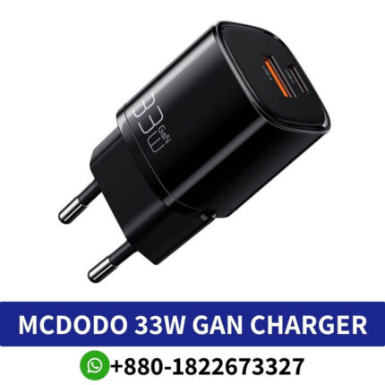 Best MCDODO 33W GaN Dual Ports USB-A and USB-C PD QC Fast Charger