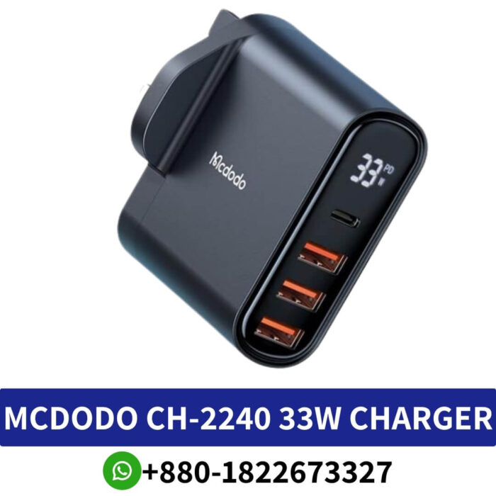 Best MCDODO CH-2240 33W 4-Port Output Digital Display Fast Charger
