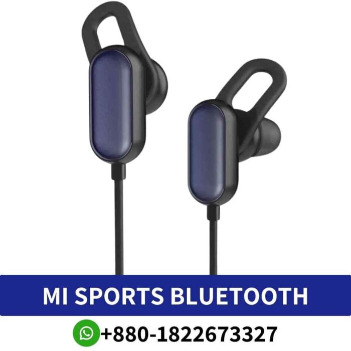 Best MI SPORTS Bluetooth Earphones_ Sleek, wireless design for active lifestyles, with built-in microphone for hands-free calls shop in bangladesh